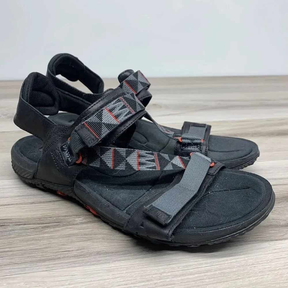 Merrell‎ Men's Terrant Convertible Sport Sandal Size 12 J62461 Black Strappy
